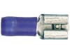 Herth + Buss Flachsteckhülse 6,3 x 0,8 mm, Kabel 1,5 – 2,5 mm², verzinnt; teilisoliert, blau, 50 252 511