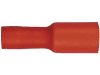 Herth + Buss Rundsteckhülse 4 mm, Kabel 0,5 – 1 mm², verzinnt; isoliert, rot, 50 252 530