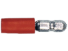 Herth + Buss Rundstecker rot, 0,5 – 1 mm², Ø 4 mm, verzinnt; teilisoliert, 50 252 532