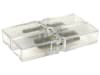 Herth + Buss Lüsterklemme 2-polig, 6,3 mm; Flachstecker, transparent, 50 290 053