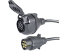 Herth + Buss Adapterkabel 1,0 m 12 V, Stecker 7-polig/Dose 13-polig, 51 276 568