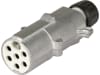 Herth + Buss Stecker 24 V, 7-polig, Flachsteckanschluss, Aluminium, 51 305 598