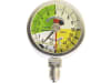 Holder Manometer "DK100" 0 bis 25 bar Anschluss unten, Ø 100 mm, flüssigdüngerfest, 025274