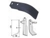 Industriehof® Fräsmesser links/rechts 178 x 50 x 6 mm, Bohrung 12,5 mm für Carraro Antonio