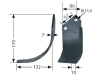 Industriehof® Fräsmesser rechts 175 x 80 x 7 mm, Bohrung 11,5 mm für Howard, HOW-12R