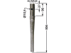 Industriehof® Kreiseleggenzinken links/rechts, 306 mm, für Breviglieri, Schmotzer, RH-34