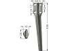 Industriehof® Kreiseleggenzinken links/rechts 64,5 x 330 x 16 mm, Bohrung 12 mm für Eberhardt