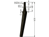 Industriehof® Kreiseleggenzinken links/rechts, 325 mm, M 20 x 1,5 für Remac, RH-7