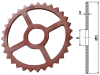 Industriehof® Sternring Ø 530 mm, 118 mm, 18,0 mm, Grauguss (GG20), für universal, 311-530