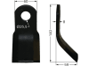 Industriehof® Y-Messer 140 x 60 x 8 mm, Bohrung 25,5 mm, für Mulcher Agricom, Ferri, Howard, PERUGINI, Sicma (Miglianico), Wiwexa, Zampini, 63-FEI-04