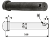 Industriehof® Bolzen 168 x 25 mm, Bohrung 8 mm für Mulag, 63-MUL-55