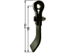 Industriehof® Schlegelmesser  210 x 75 x 7 mm, Bohrung 20 mm, für Agram, Taarup, 63-TAA-00