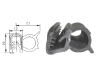 Dichtungsprofil universal für Front-, Seiten- und Heckscheiben mit 5 bis 6 mm Stärke, Klemmbereich 5 – 6 mm