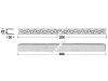Leitersprosse, L x B: 306 x 22 mm, schmal, blank