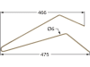 Radrechenzinken 466/475 x 6 mm eng für Niemeyer