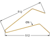 Radrechenzinken 512 x 6 mm weit für Niemeyer