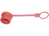 Staubschutz für Schraubstecker "Argus HDK", "Argus SVK", Kunststoff, rot, BG 04, Rd 42 x 2