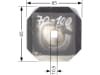 Industriehof® Schneidscheibe 85 x 85 x 4 mm, für Futtermischwagen Seko, Strautmann, 70-100