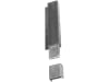 Eckrunge B x H x S 80 x 40/50 x 4 mm unten, für Bordwand