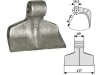 Industriehof® Hammerschlegel Arbeitsbreite 137 mm, Bohrung 18,5 mm, Einbaumaß 40 mm, für M.E.A.A.T., Omarv, 63-RM-6-18