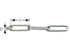 Gliederkette DIN 5685 C, 2 x 22 mm, Meterware