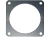 Hücobi 4-Eck-Flansch, schwarz, 200 x 200 mm, 6", für Gülleflanschschieber, 8021 170150