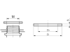 Agrotop Flanschdichtung für Durchgangsverschraubung mit Außengewinde (AG)