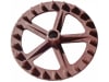 Industriehof® Crosskillring für Welle rund, 50 mm, Ø außen 494 mm, Breite Nabe 100 mm, Laufbreite 74 mm, Grauguss (GG20), 316-500