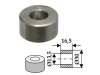 Industriehof® Buchse 16,5 x 6,75 mm, Ø innen 13,5 mm, Ø außen 30 mm, für Dücker, 63-DÜC-902