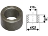 Industriehof® Buchse 16 x 4,5 mm, Ø innen 16 mm, Ø außen 25 mm, für M.E.A.A.T., 63-MEA-15