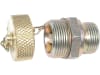 Ablassschraube "VS", Einschraub M 16 x 1,5, Anschluss M 22 x 1,5, Stahl, verzinkt, mit Ventil
