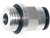 Rohrverbinder "GE-S-SV", gerade, lösbar, mit Einschraubgewinde, für Polyamidrohr