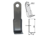 Industriehof® Y-Messer 250 x 60 x 8 mm, Bohrung 25,5 mm, Tiefe 75 mm, für Agrimaster, 63-FEI-03