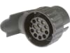 Herth + Buss Anhänger-Adapter "Micro" 12 V Stecker 7-polig; Steckdose 13-polig, Länge 76 mm, 51 305 474