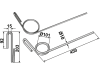 Industriehof® Striegelzinken 450 x 10 mm für Köckerling Saatstriegel Allseeder, Triathlon, 10.ST-450