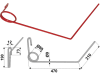 Industriehof® Striegelzinken 470/310 x 9 mm links für Nordsten Saatstriegel, 10.ST-NS-2