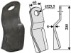 Industriehof® Mulchmesser L x B x S: 200 x 60 x 8 mm Bohrung 25,5 mm für Sovema, 63-SOV-10