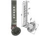 Industriehof® Scheibenlager mit Stiel Ø außen 110 mm, Lochkreis 86 mm, 31-880520