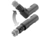 Herth + Buss Stecker 12 – 24 V, 1-polig, mit Buchse, Sicherung, Winkelgelenk, Zugentlastung, 51 306 068