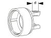 Walterscheid Kupplungsgehäuse W 2400, für Nockenschaltkupplungen K64/22R, K64/24R, 1133795