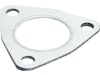 Krümmerdichtung Ø innen 45 mm, Bohrungen 3 x 10,5 mm/Abstand 65 mm, für Verbindung Krümmer/Auspuffstutzen Perkins-Motor Landini, Leyland, Massey Ferguson 