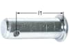 Gabelgelenkbolzen "GBO" Bolzen 16 x 45 mm