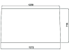 Front-/Heckscheibe, klar, Stärke 5 mm, für Mercedes-Benz MB-Trac