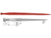 Industriehof® Frontladerzinken 800 mm, M 22 x 1,5, spitz, gerade, für Baas, Trima, Howard, 18801