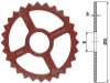 Industriehof® Sternring Ø 470 mm, 118 mm, 14,0 mm, Sphäroguss (GGG50), für universal, 311-471