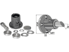 Industriehof® Scheibenlager Ø außen 120 mm, Lochkreis 100 mm, 31-2391