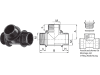 Agrotop T-Stück mit Außengewinde (AG)