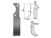 Industriehof® Fräsmesser links/rechts 235 x 45 x 6 mm, Bohrung 10,5 mm für Fort, Roteco 60327 310-314 MTZ