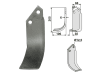 Industriehof® Fräsmesser links/rechts 205 x 60 x 6 mm, Bohrung 12,5 mm für Nardi 5C 5009