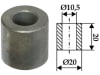 Industriehof® Buchse 20 x 4,75 mm, Ø innen 10,5 mm, Ø außen 20 mm, für Tünnissen & Stocks, 63-9001